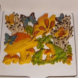 Homco Yellow Wall Decor